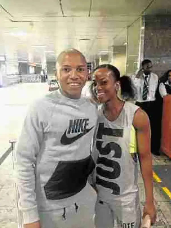 Andile Jali Spoils His Wife, Nonhle With R64k Bag (Photo)